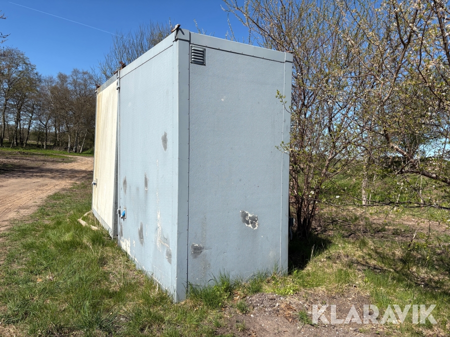 Toilet- og badeskur 1 styk 