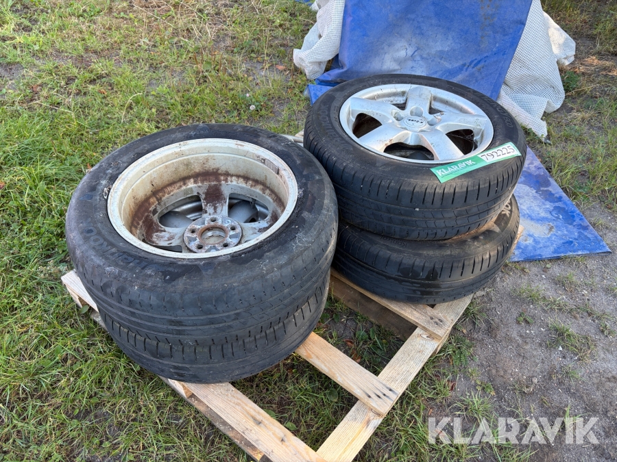 Dæk Hankook Kinergy eco med fælge 4 styk