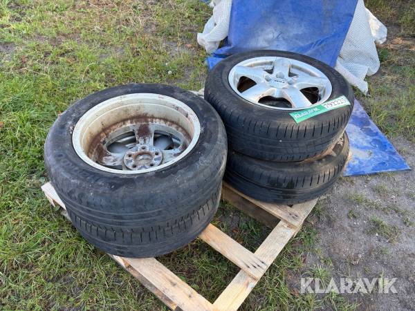 Dæk Hankook Kinergy eco med fælge 4 styk