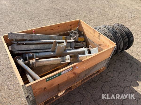 Undervogne AL-KO 700-5 til mobilkompressor, 2 Styk