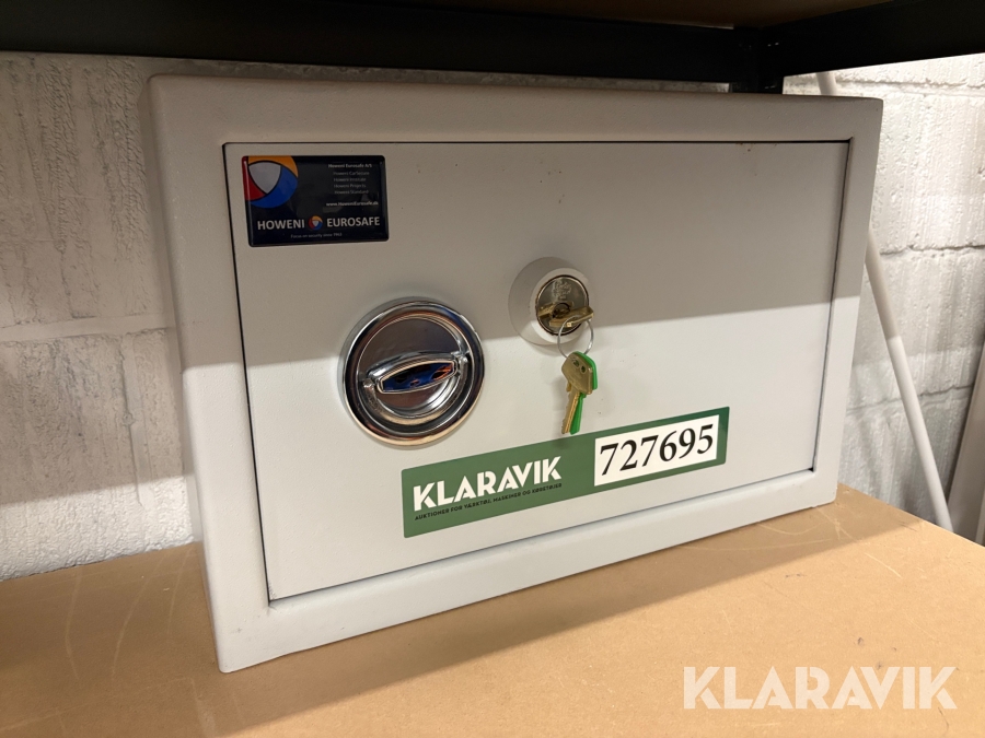 Pengeskab/nøgleskab Howeni Eurosafe