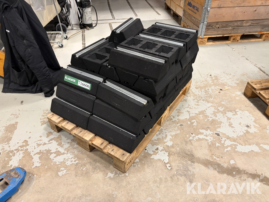 Monteringsblokke / vibrationsdæmpere til varmepumper – 55 styk