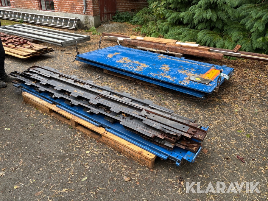 Udstyr til pressenings trailer