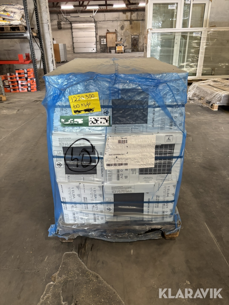 Gulvfliser XL-BYG Elba 30x30 cm antracit 81 m²