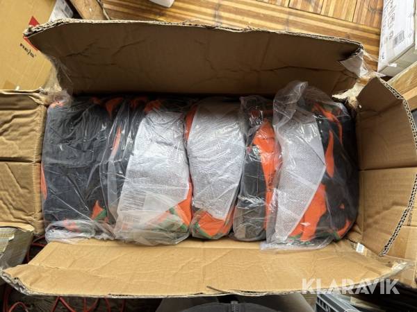 Arbejdshandsker orange 1 kasse 240 par