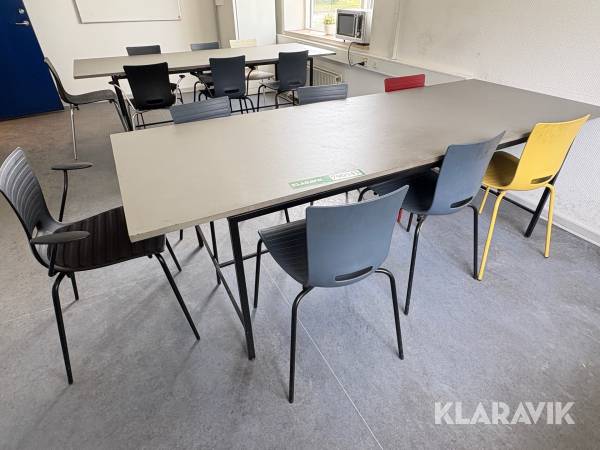 Kantinesæt Hans Thyge & Co Groovy Chair inkl. stole 2 Styk