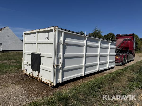 Container SJ Container 30 kubikmeter med rullepressening