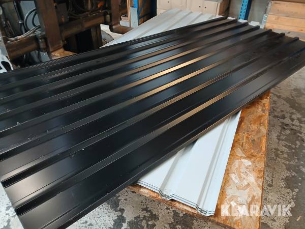 Tagplader Lindab Coverline LP20 sorte stålplader 8 styk