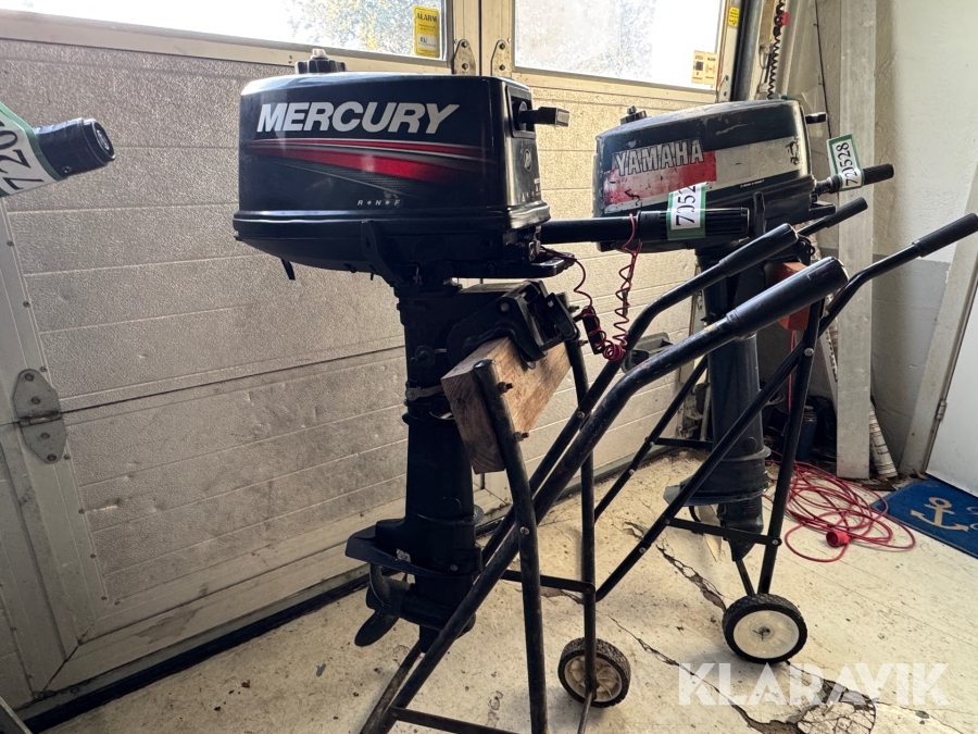 Bådmotor Mercury 4 Kortbenet - 1 styk