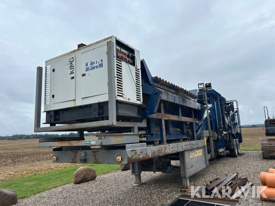 Mobil sten- og jordrensningsmaskine Maskin Mekano LS1202 sorteringsanlæg