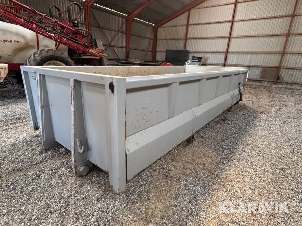 Pinnelkasse container Hardox - med tip funktion