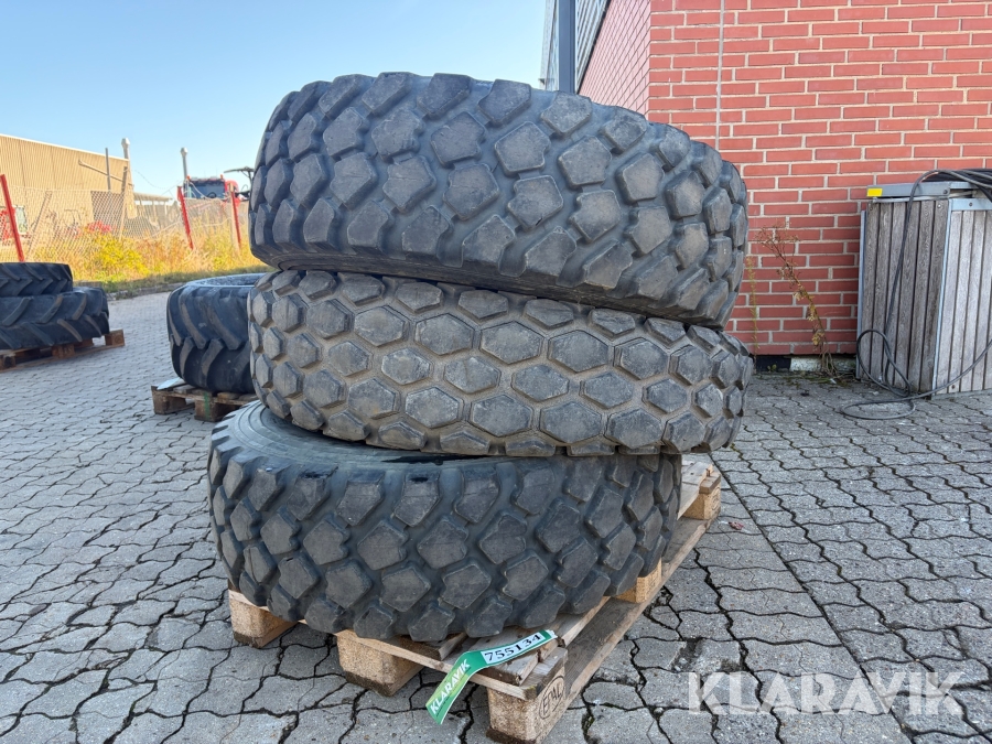 Entreprenør dæk 3 styk