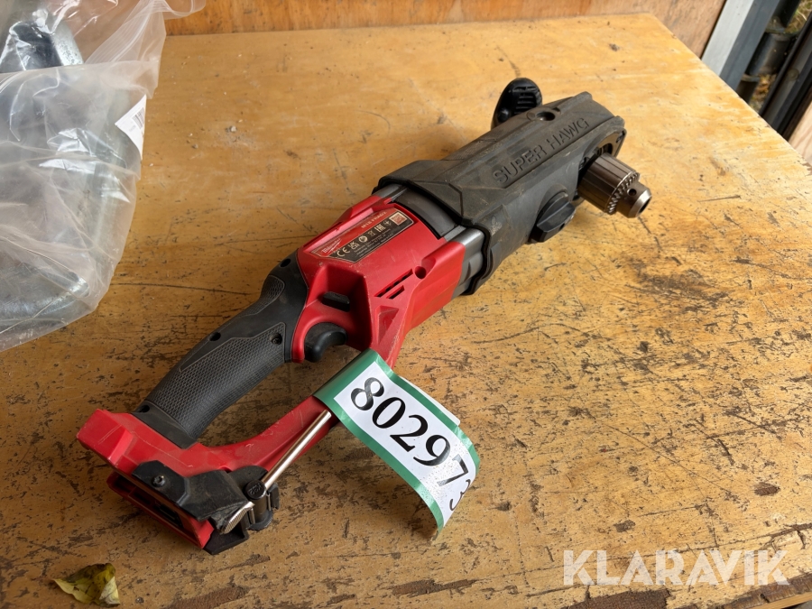 Vinkelboremaskine Milwaukee M18 FRAD2 FUEL 18 V, 1 styk