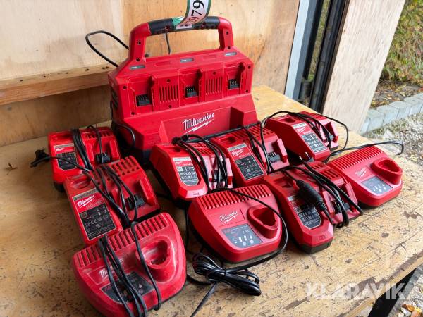 Opladere Milwaukee Blandet 10 styk