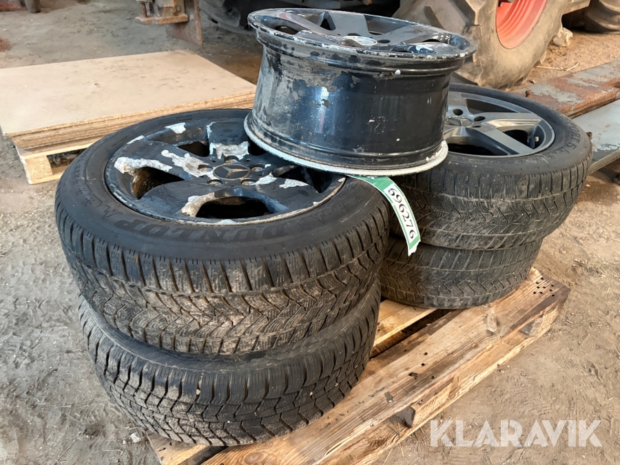 Dæk med fælg Passer på Mercedes-Benz Vito - 4 styks