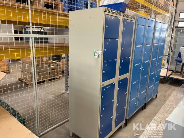 Omklædningsskabe - 3 styk