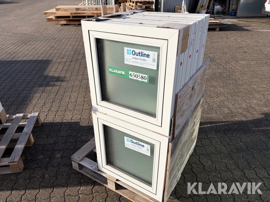 Vinduer Outline Træalu 3 lags 8 styk 