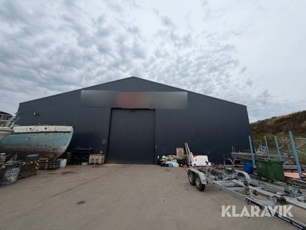 Stålhal / lagerhal ca. 520 m² – demonterbar og med mulighed for udvidelse