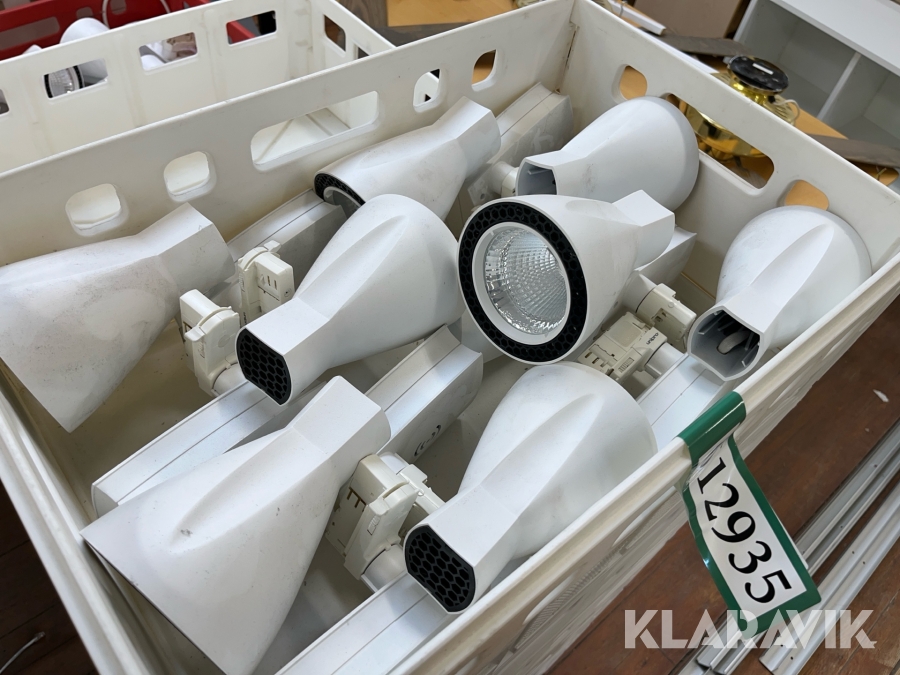 Butiksbelysning Metro LED 69 lamper med skinner