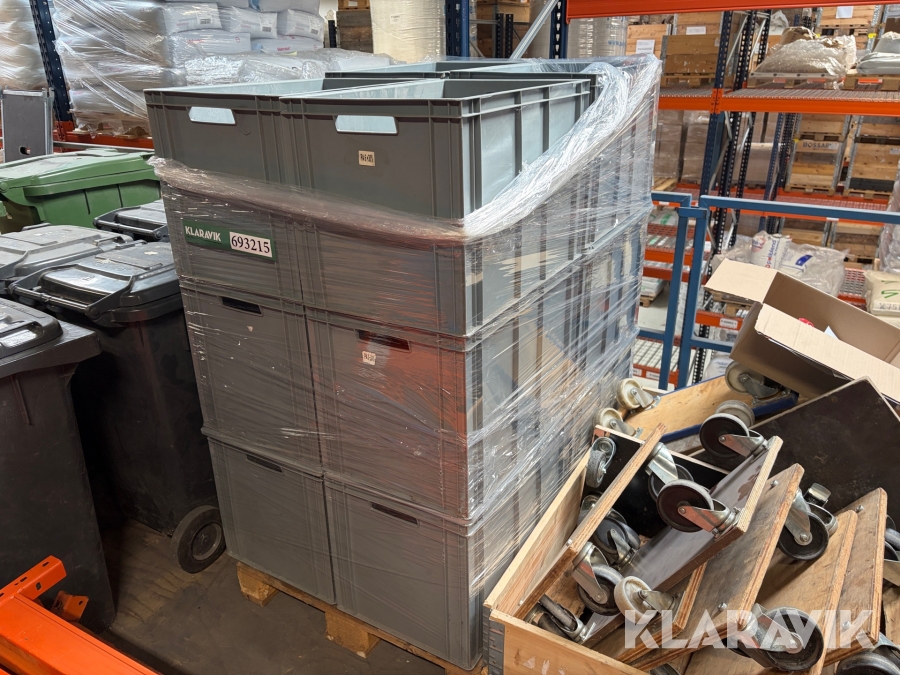 Plastikkasser - 12 styk