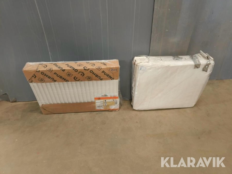 Radiator Hudevad Og Purmo Dobbelt 2 styk