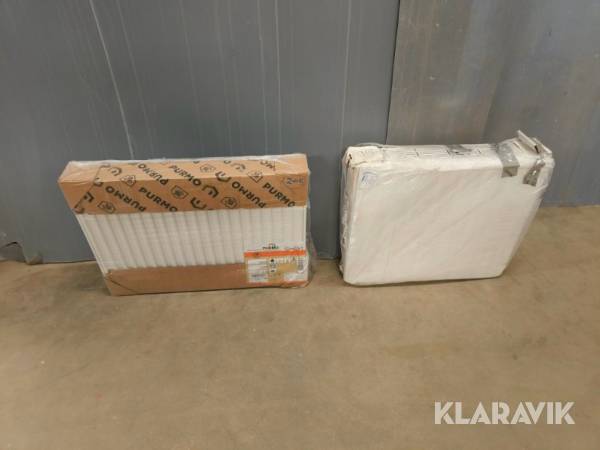 Radiator Hudevad Og Purmo Dobbelt 2 styk