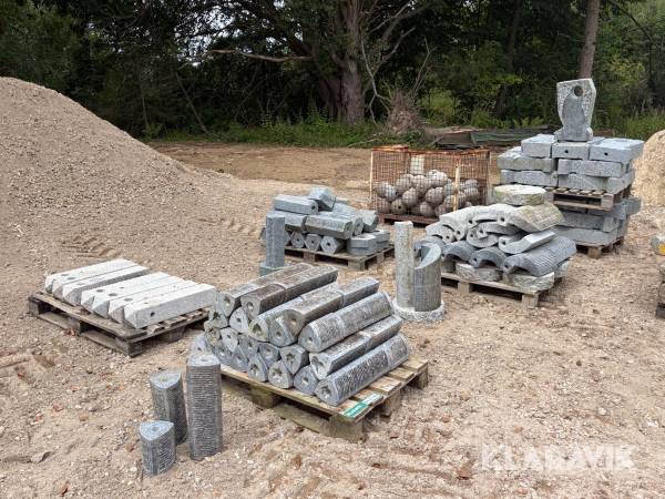 Vandsten - dekorativ granit - 6 paller