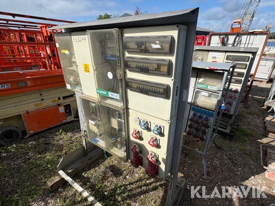 Byggestrømstavle NST MT 400 A/1