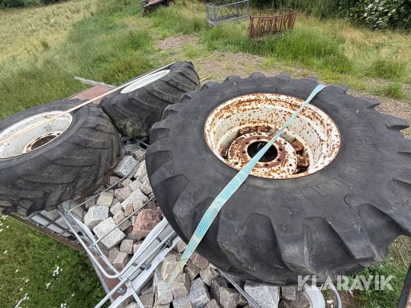 Traktordæk Michelin 4 styk