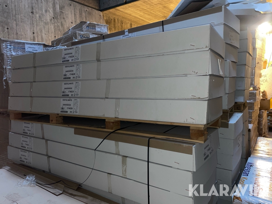 Akustik vægplader Rockfon VertiQ White 150 styk