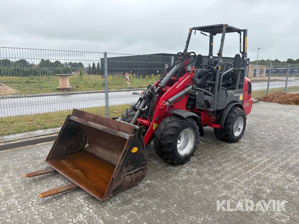 Minilæsser Weidemann 1350 CX45 med tilbehør