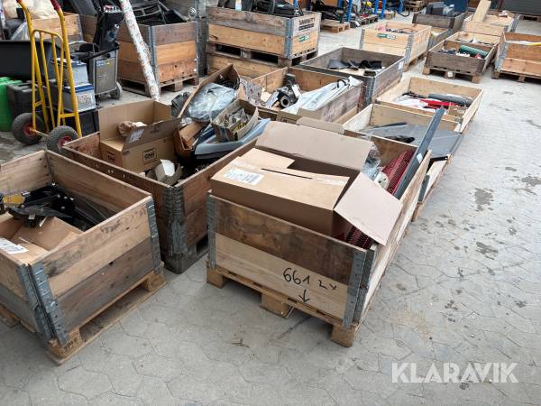 6paller assorteret reservedele