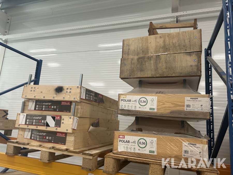 Loftstrapper Polar 3stk samt 4 rammer