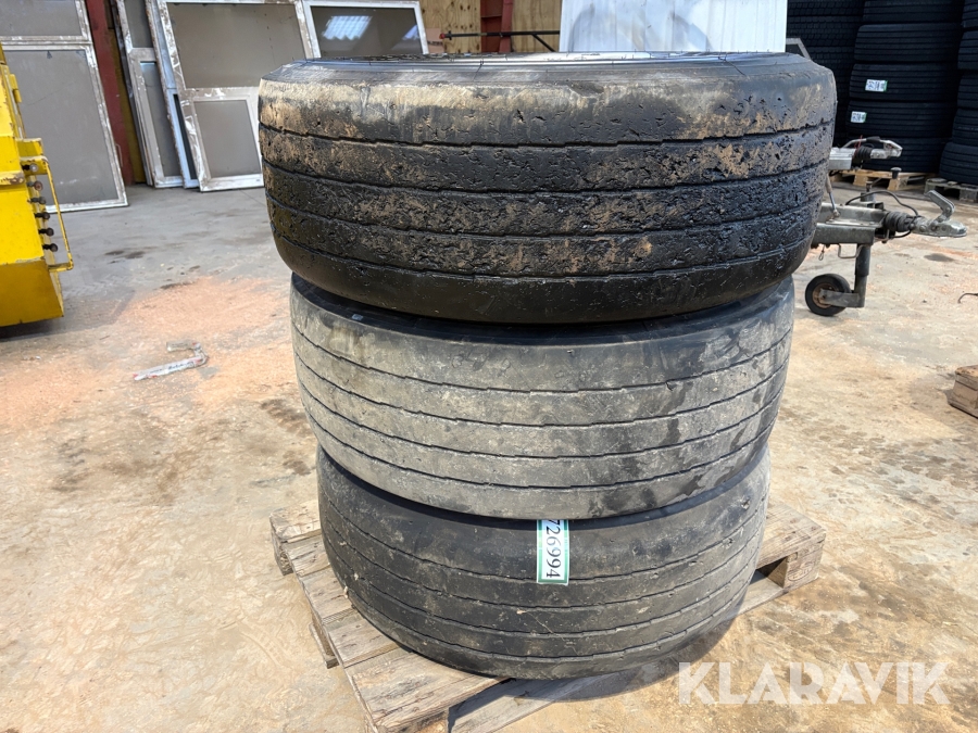 Dæk uden fælg - 3 styks