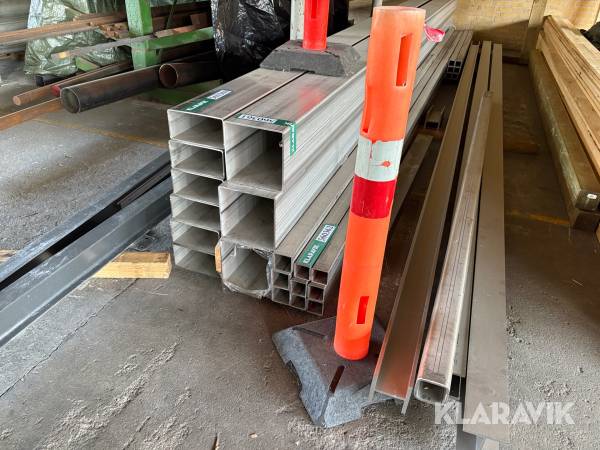 Rustfri stål profiler firkantet