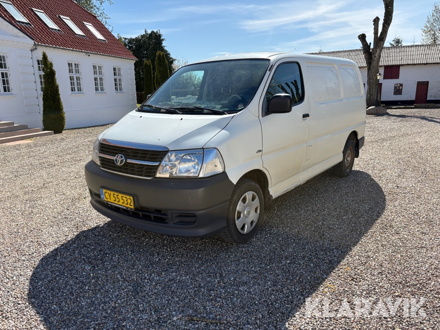 Kassebil Toyota Hiace