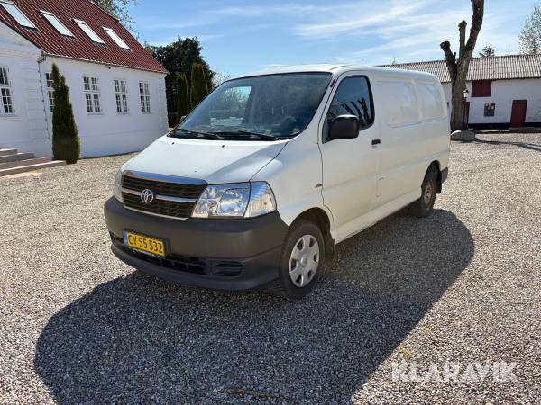 Kassebil Toyota Hiace