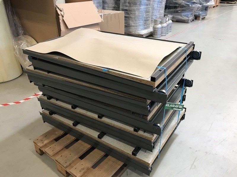 Palleudtræk til lagerreol