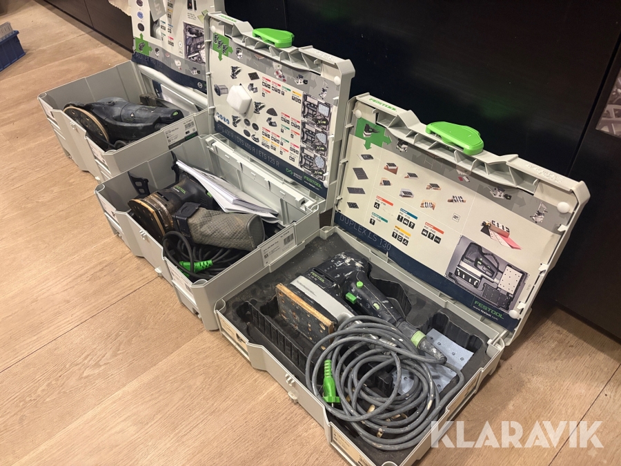 Slibemaskiner Festool 3 styk