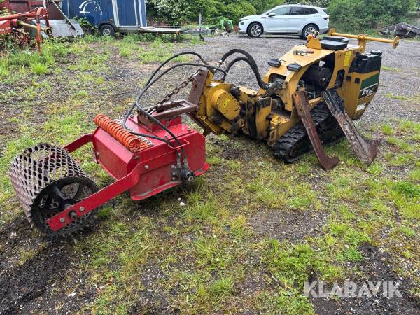 Fjernstyret Vibrationsplov Vermeer Spx 25 med sværd og fræser
