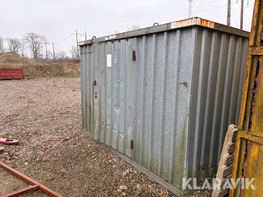 Opbevaringsskur med dør