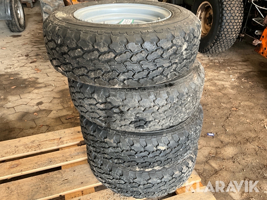 Dæk med fælge Savero Steel Radial Til trailer