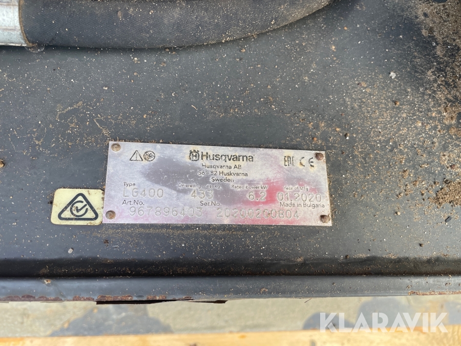Pladevibrator Husqvarna LG400