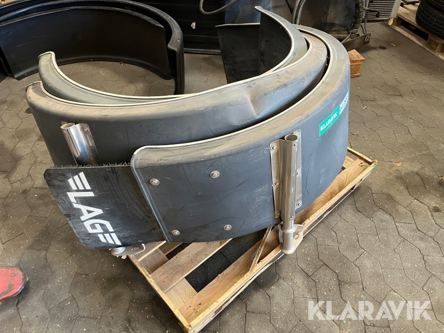 Hjulskærme LAG 3 stk med beslag