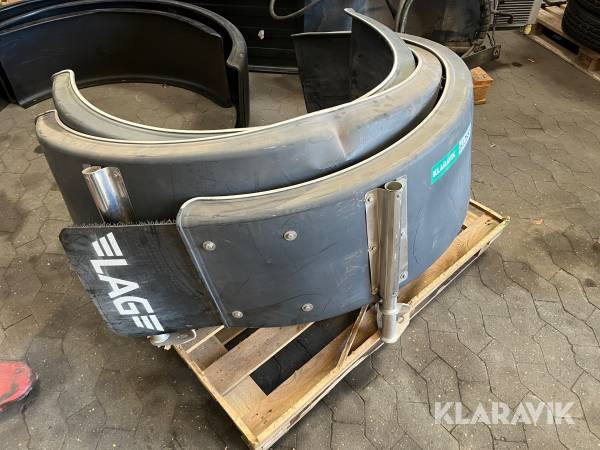 Hjulskærme LAG 3 stk med beslag