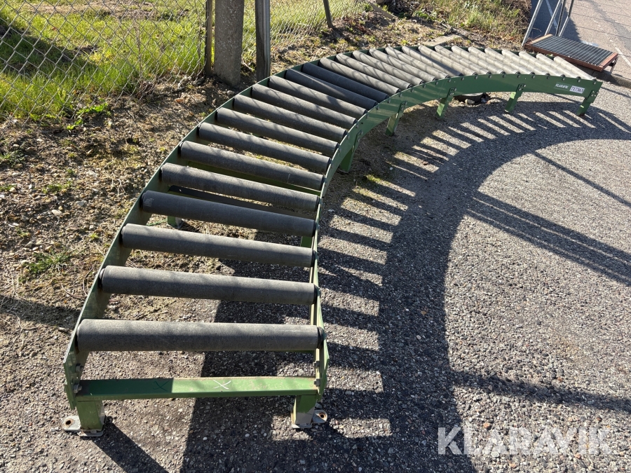 Kurvebane - 90 grader - koniske ruller