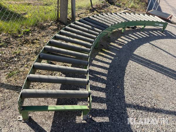 Kurvebane - 90 grader - koniske ruller