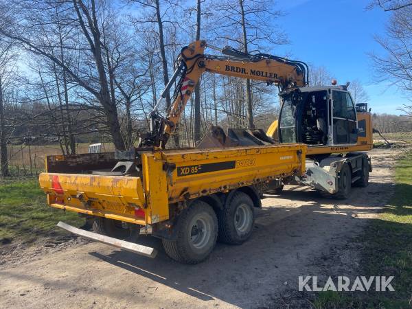 Hjulgravemaskine Liebherr A914 Compact med tiltrotator, 3D trimble GPS og Vogn