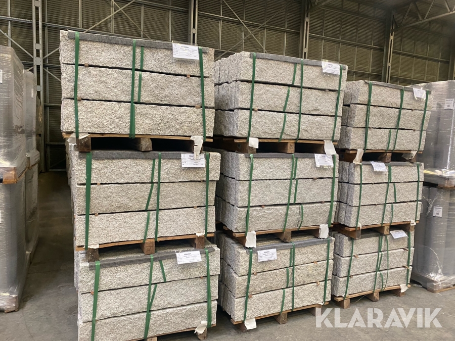 Granit kantsten 10 paller 360 styk 