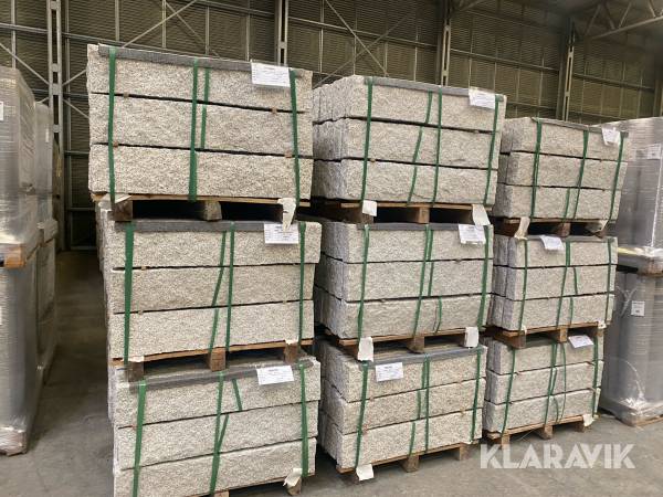 Granit kantsten 10 paller 360 styk 
